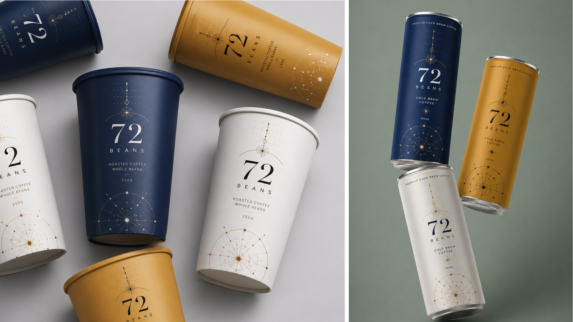 72 Beans cold brew cans