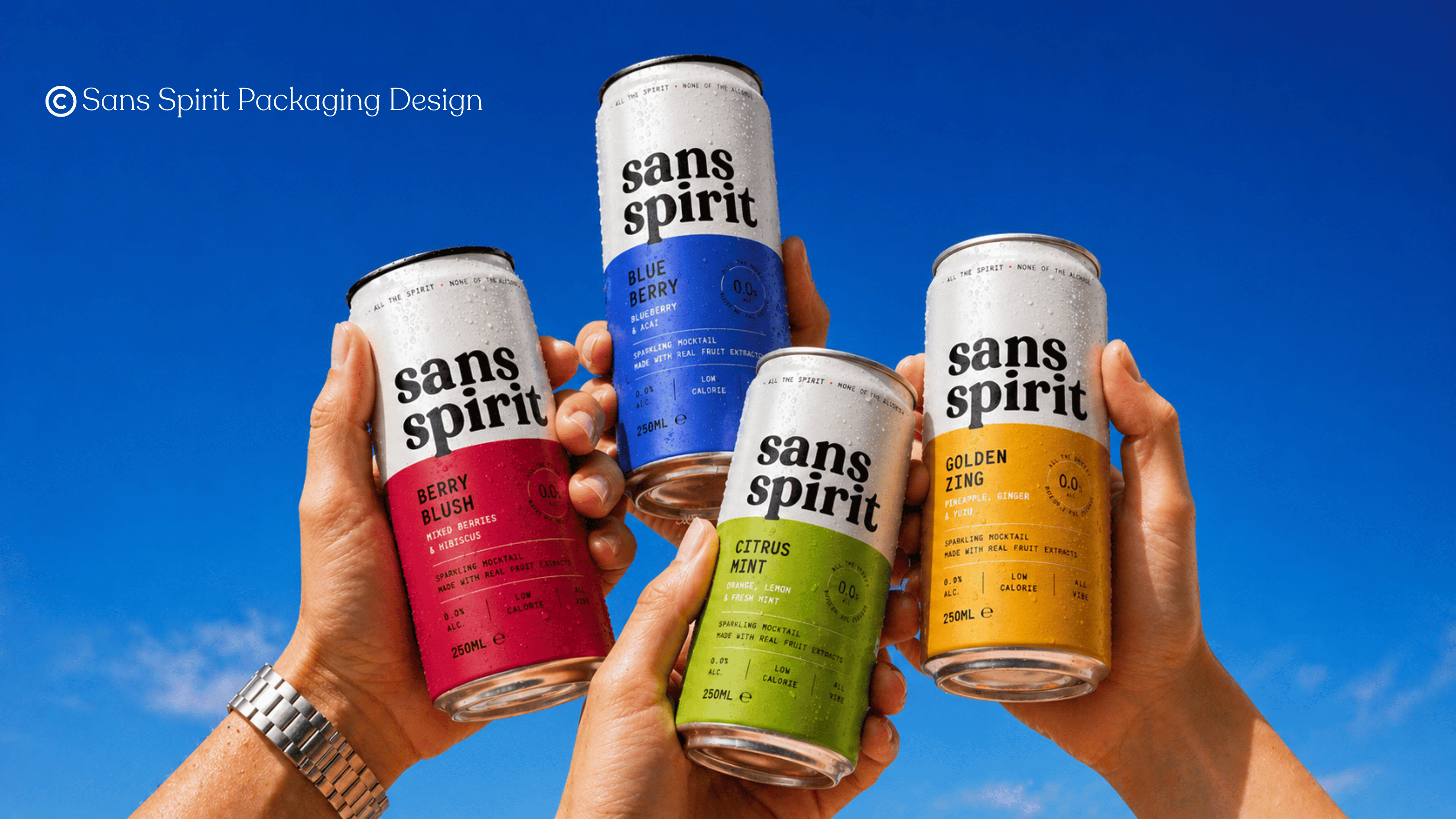 Sans Spirit, non-alcoholic beverage campaign