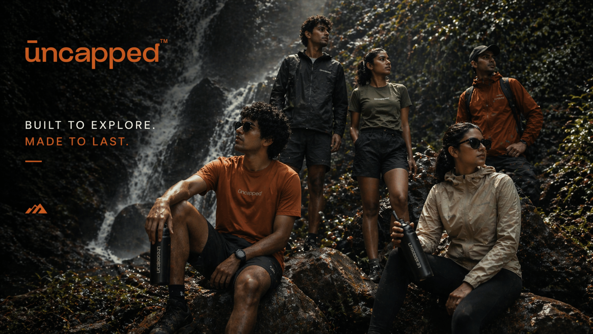 Uncapped, outdoor apparel campaign hero